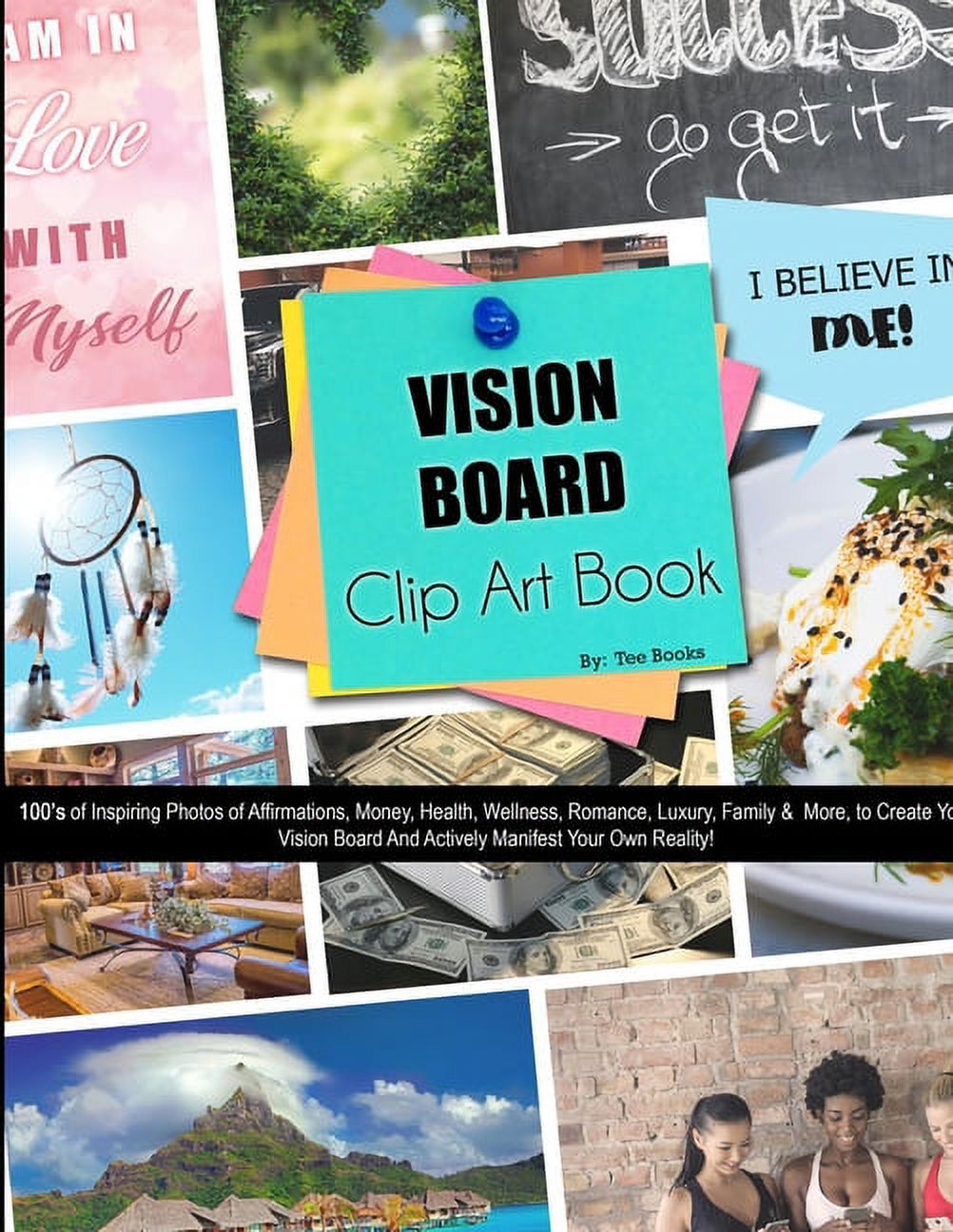 Vision Board Clip Art Book (Paperback)